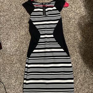 Fitting striped Express dress size 2